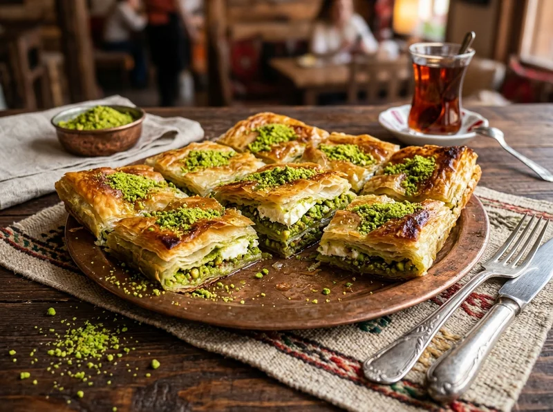 Çıtır Antep Fıstıklı Katmer