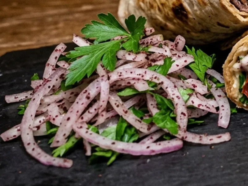 Geleneksel Sumaklı Soğan Salatası